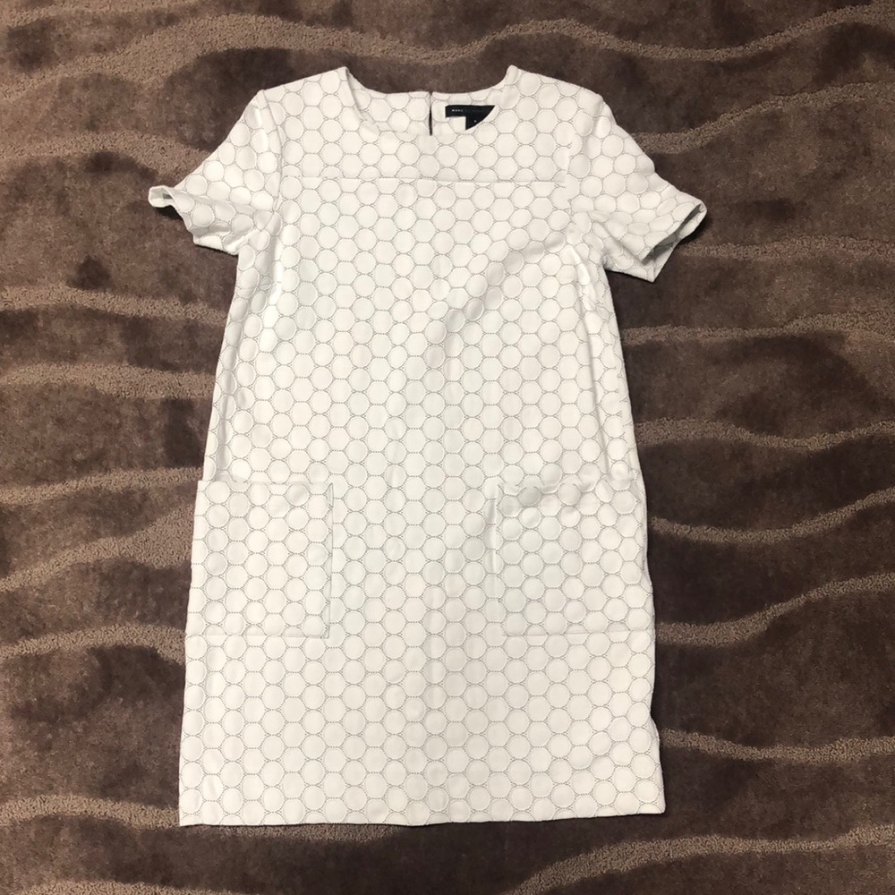 Marc by Marc Jacobs white short sleeve dress